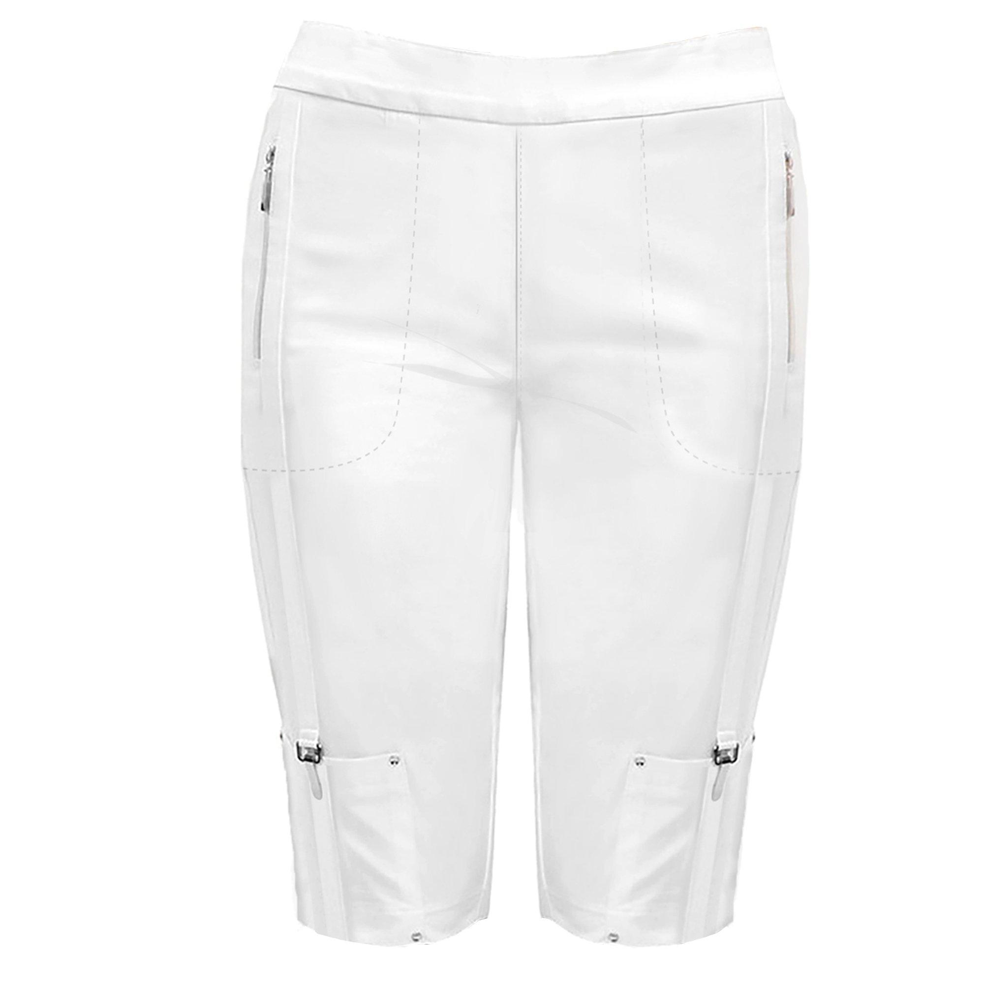 Jamie Sadock Women s Skinnylicious 24.5 Inch Knee Capri Pant in White Size 4